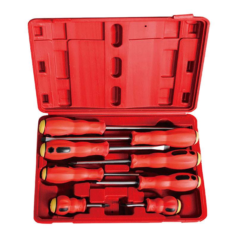 Screwdriver Set, With Oil Resistant Handle
