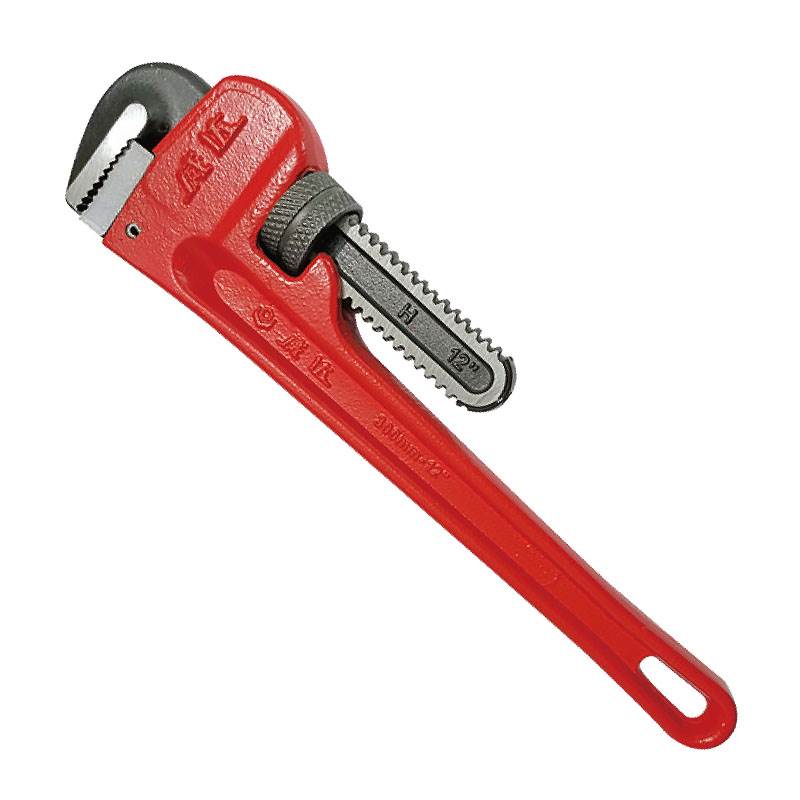 Pipe Wrench, Heavy Duty Type, Ductile Cast lron Handle
