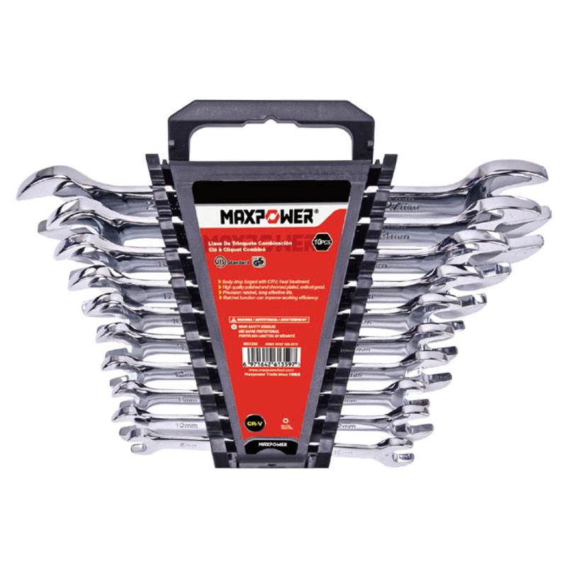 Long Double Open End Wrench Set