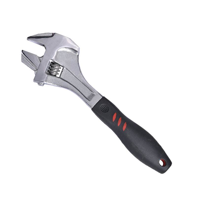 3 in 1 Multifunction Adjustable Wrench,Reversable Jaw, hammer head