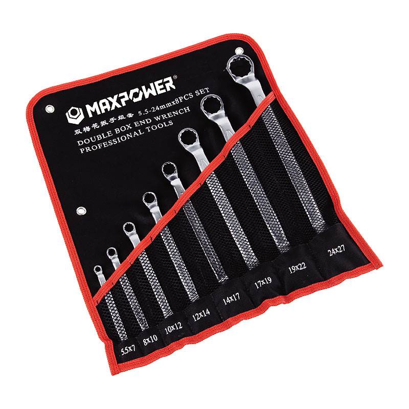 雙梅花扳手8、10件套