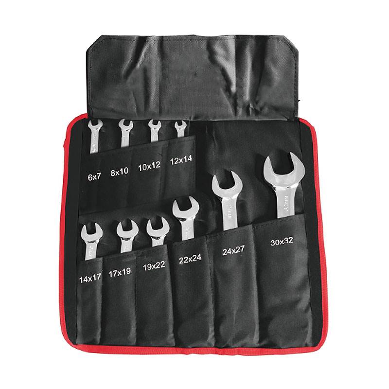 工業(yè)級加長雙頭呆扳手8、10、13件套