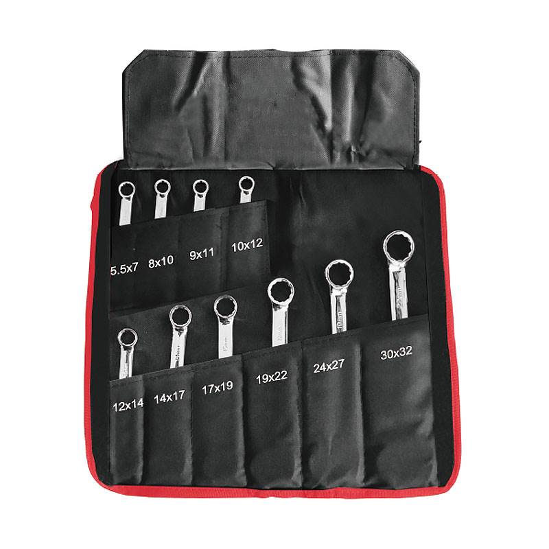 工業(yè)級加長梅花扳手8、10、11件套