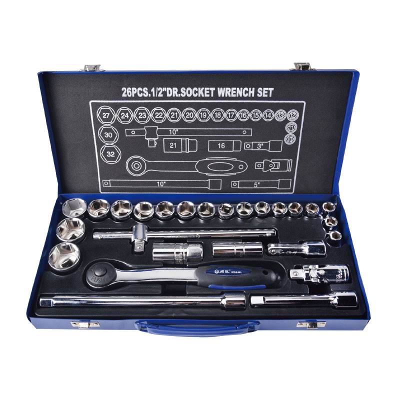 26件12.5mm系列公制套筒組套