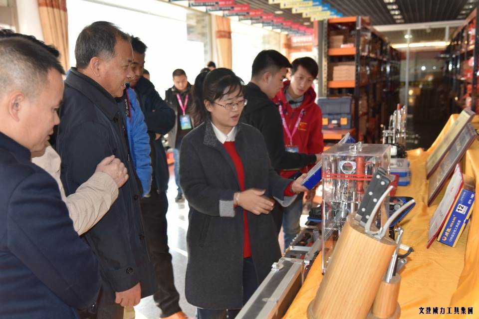 山東網(wǎng)記者采訪(fǎng)團(tuán)_14.JPG “工匠精神 山東制造”全媒體采訪(fǎng)團(tuán)蒞臨威力工具(圖11)